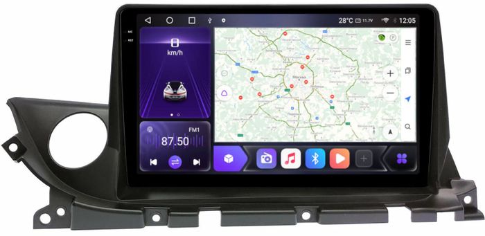 Магнитола для Mazda 6 2019+ - Kuberg OL-9584 QLed+2K, Android 12, Быстрая, CarPlay, 4G SIM-слот