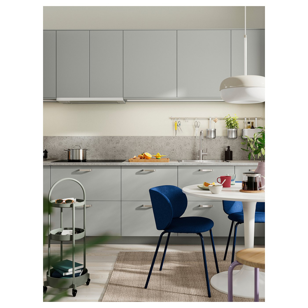 IKEA JUTTERSBO  (ИКЕА ЙУТТЕРСБО)  -  Тележка - серо-зелёная 36x36 см