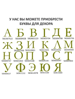 Наклейки свадебные на бокалы цифры инициалы "Л"