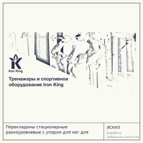 Перекладины стационарные разноуровневые с упором для ног для выполнения испытания "Подтягивание из виса лежа на низкой перекладине". — от 54 000 ₽