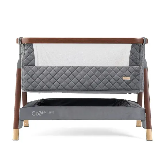 Колыбель приставная Tutti Bambini CoZee Luxe Walnut Cream с колесами
