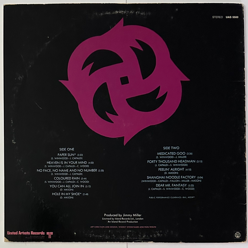 Traffic ‎– Best Of Traffic (США 1969г.)