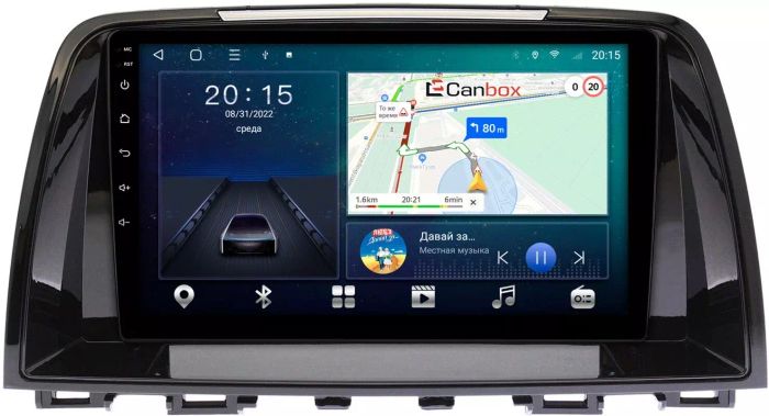 Магнитола для Mazda 6 2012-2014 - CanBox 9-435 Android 10, SIM-слот