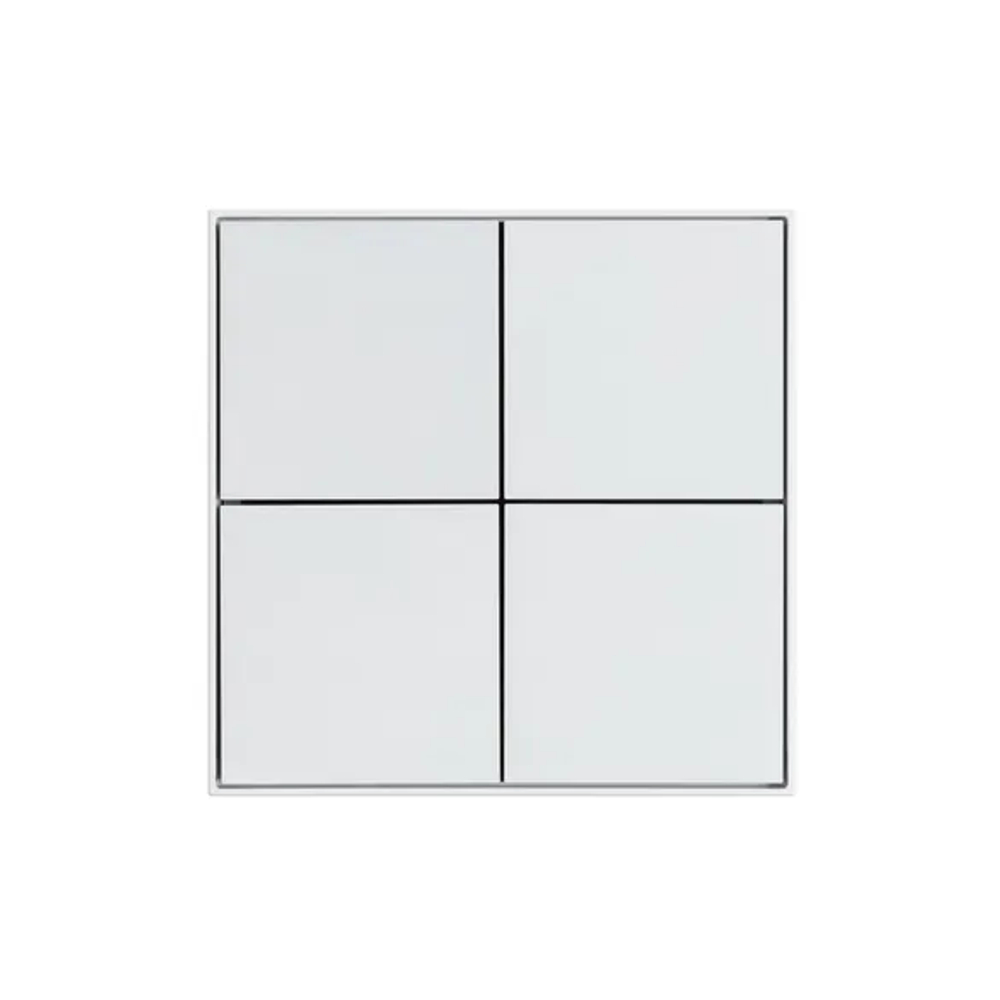 INTELLIGENT ARLIGHT Кнопочная панель KNX-304-23-IN White (BUS, Frame) (IARL, IP20 Металл, 2 года) 038401