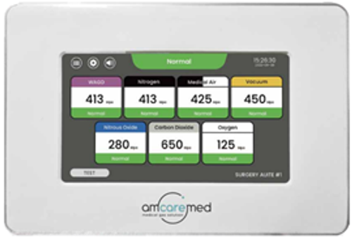 Сигнальный ЖК LED блок мониторинга LED Medical Gas Area Alarm AM-AR2
