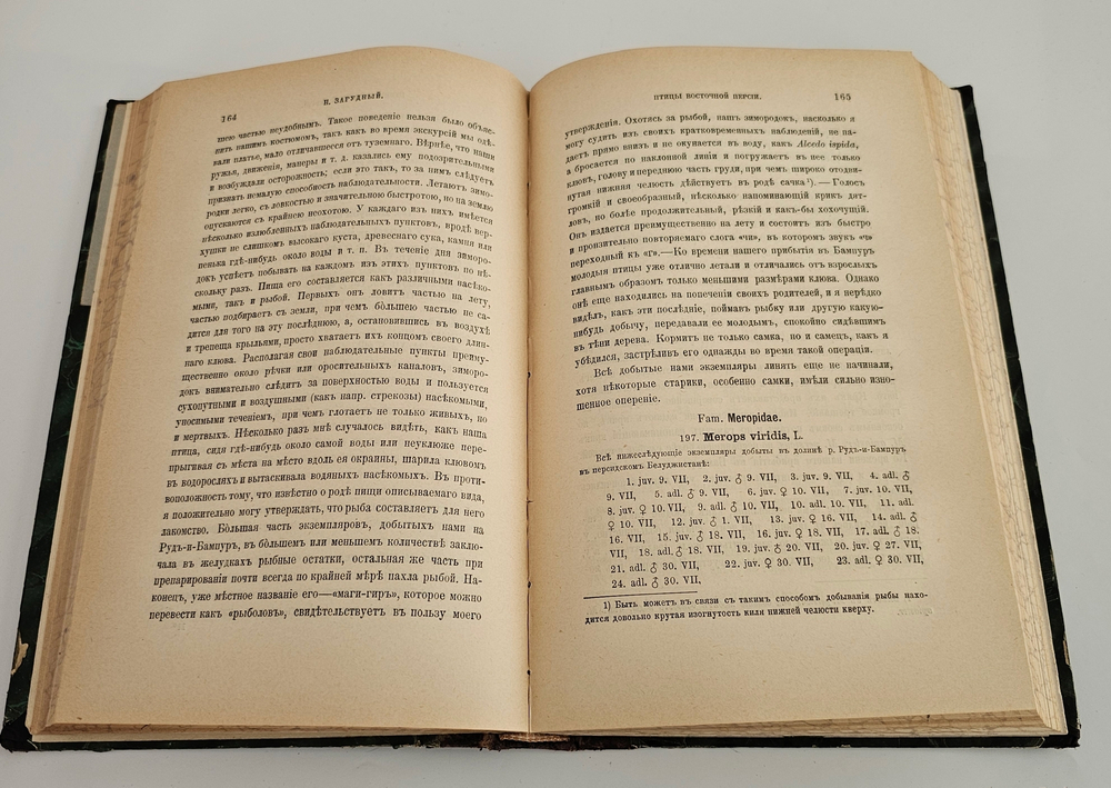 "Птицы Восточной Персии". Н.А. Зарудный. 1903г.