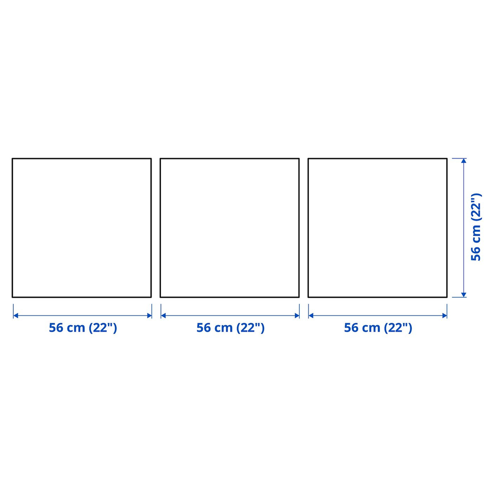 IKEA PJÄTTERYD  (ИКЕА ПЙЭТТЕРИД)  -  Картина — волнистый узор, 56x56 см