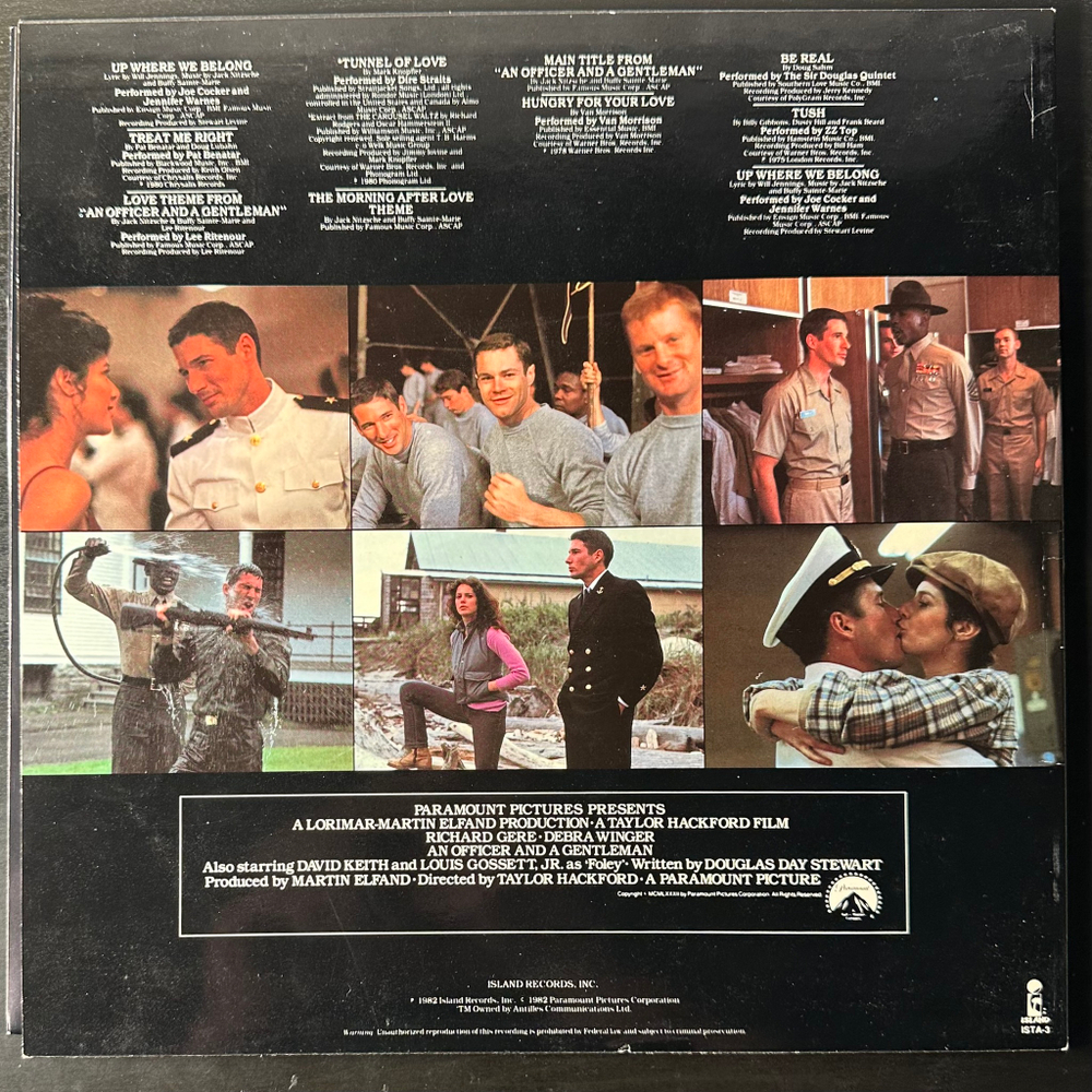 An Officer And A Gentleman - Soundtrack (Скандинавия 1982г.)