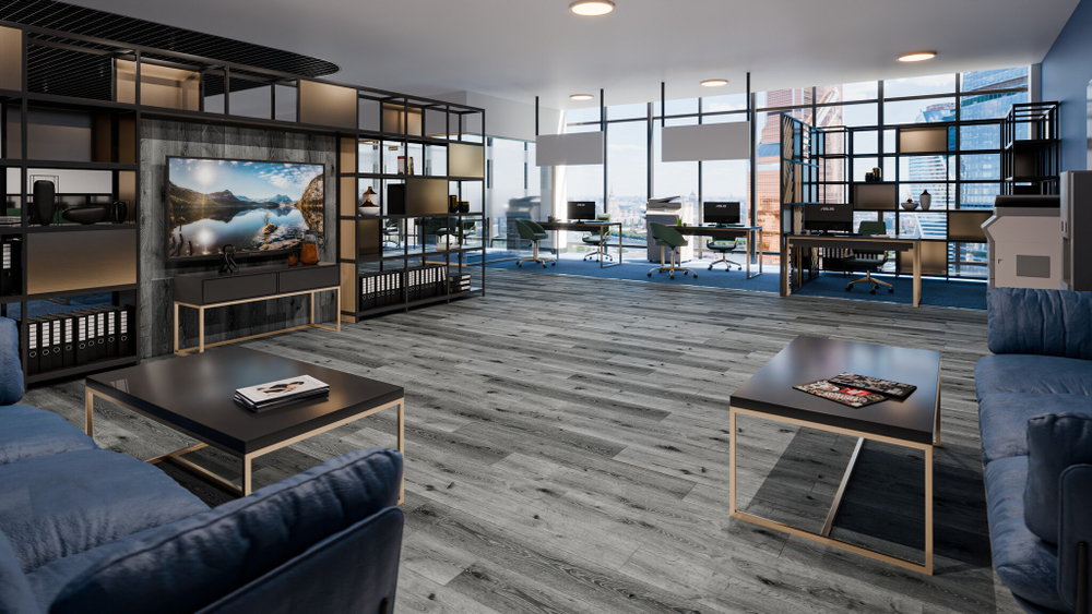 LVT-плитка Damy Floor T7020-23-LVT Дуб Сильвер