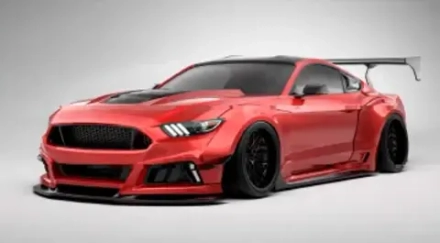 Обвес для Ford Mustang S550 2015-2023 Форд Мустанг карбоновый тюнинг Robot robotbodykits