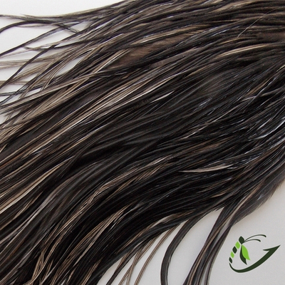 Перо из седла петуха Natural Black