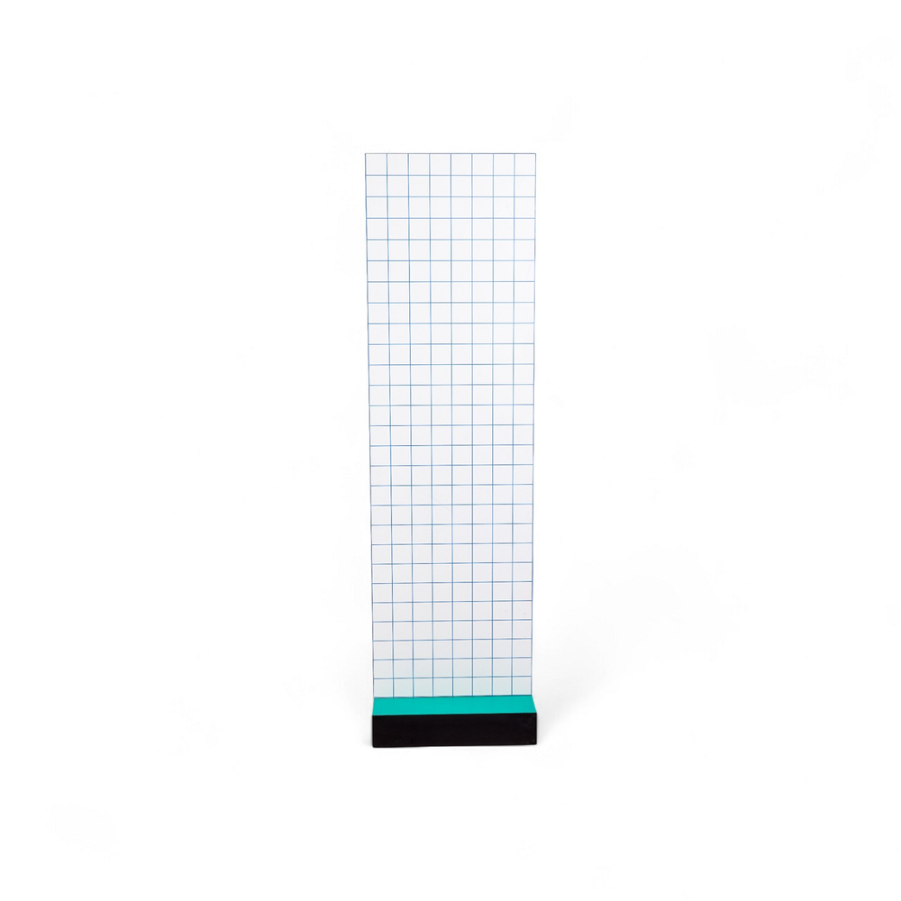 Стеллаж Seletti Supershelf Blue Grid, белый, голубой, розовый, черный