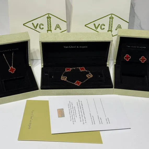 Серьги VAN CLEEF &amp; ARPELS Vintage Alhambra