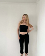 black mini bandeau