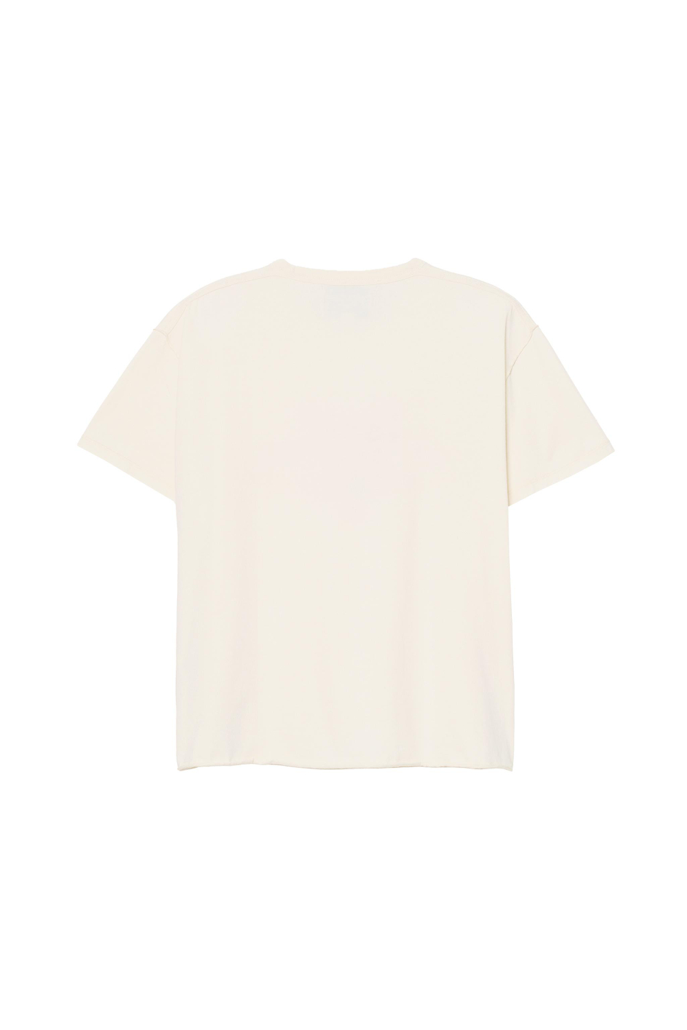 ФУТБОЛКА С ЭФФЕКТОМ ВЫВЕРНУТОЙ ИЗНАНКИ И ПОТЕРТОСТЕЙ — ZARA