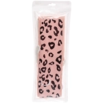 Мочалка для тела «Premium - LEOPARD», цвет розовый, 9*70см (ZIP пакет)