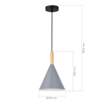 Светильник подвесной ARKET E27 1х40W