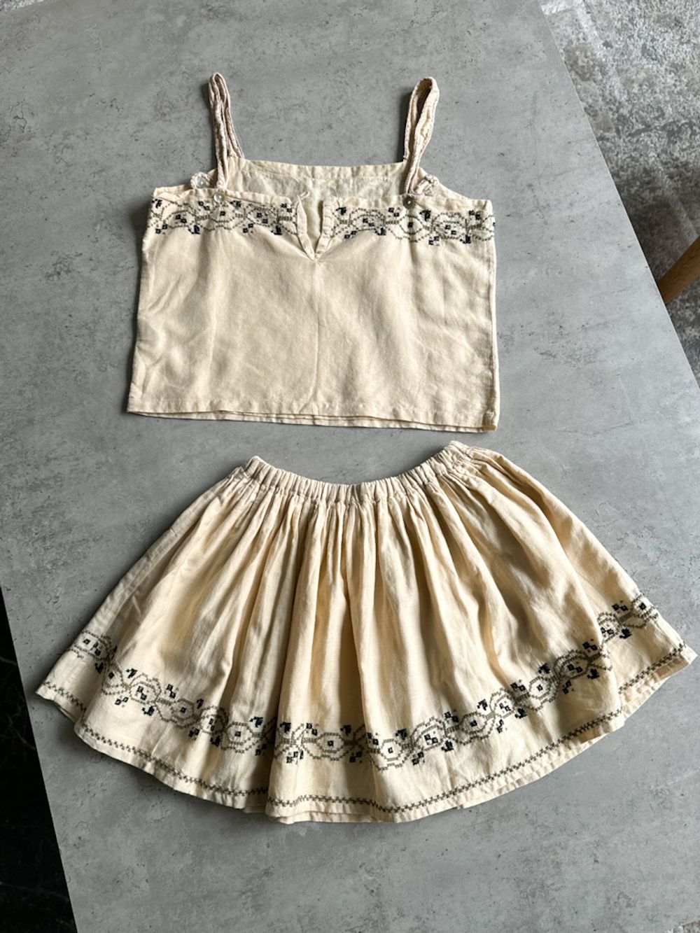 Хлопковый костюм Caramel, 140