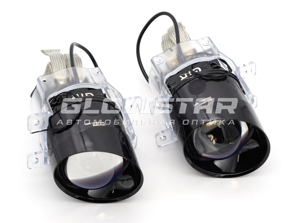 Билед ПТФ модули GTR Blue Lens (Tank) крепление Universal, 3.0 дюйма, 5500K, 12V, 35W, герметичные (комплект, 2шт)