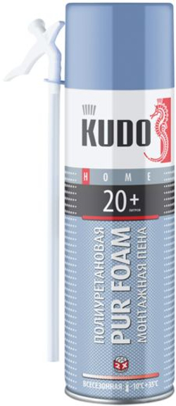 Пена полиуретановая монтажная бытовая всесезонная KUDO HOME 20+