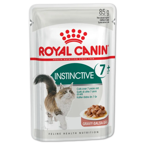 Royal Canin корм консервированный для пожилых кошек 7+ кусочки в соусе
