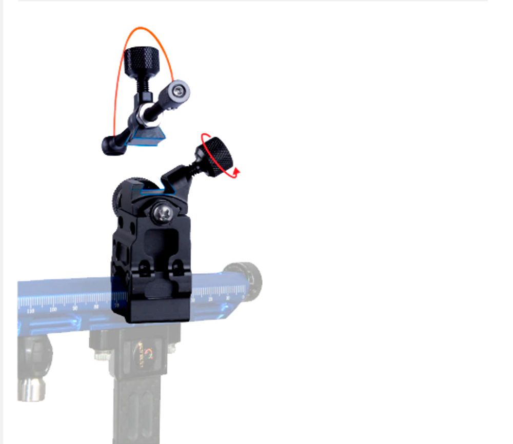 Прицел для рекурсивого спортивного лука Sanlida X10 recurve sight
