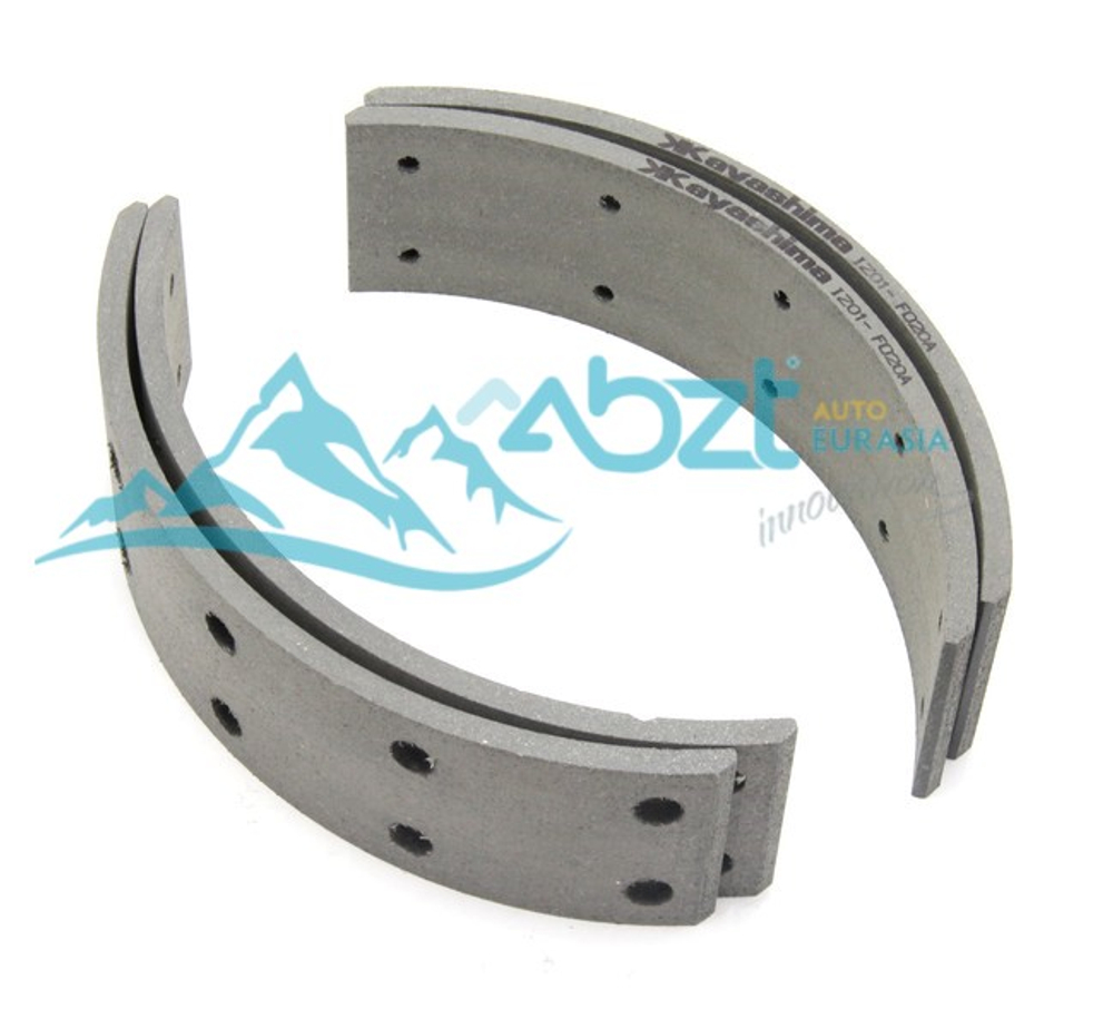 Накладка тормозная барабанные, 1-ось, 75X228X9.6, диаметр 320мм (к-т)