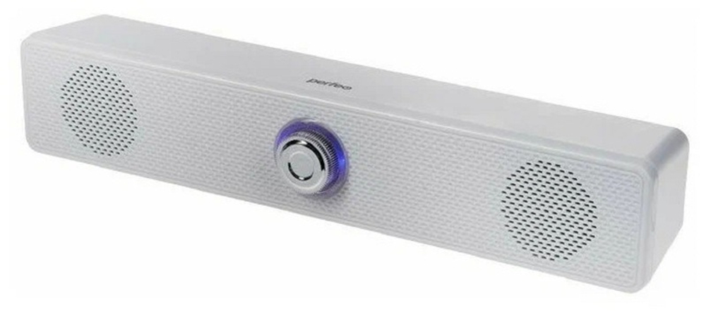 Perfeo компьютерная колонка-саундбар "MELODY", мощность 6 Вт, USB, пластик, белый
