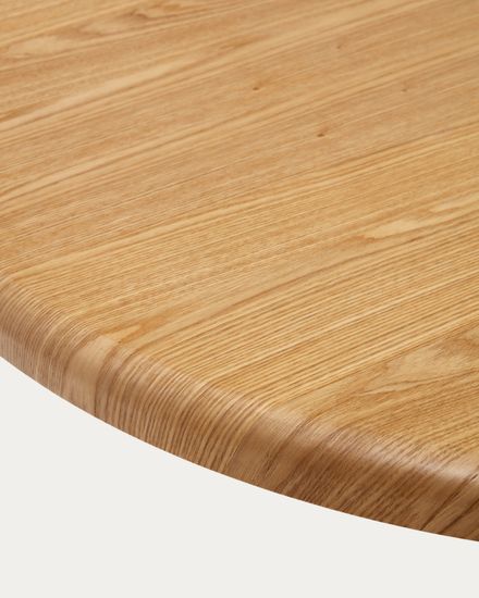 Mailen Овальный стол из шпона ясеня с натуральной отделкой Ø 220 x 100 см Испания