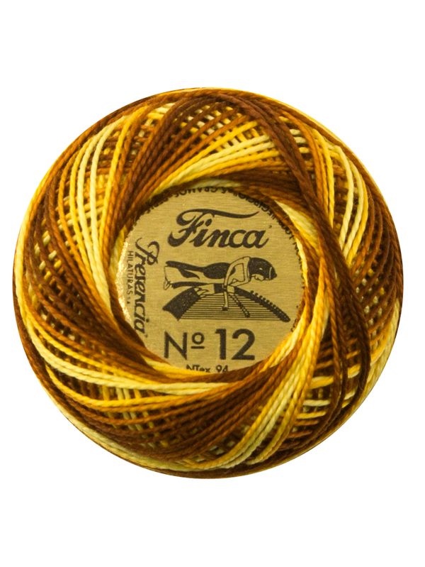 Мулине Finca №12 Perle (Жемчужное), цв. мультиколор 9910 / 1 мот. х 53 метра