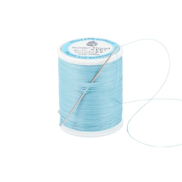 Нитки для пэчворка SumikoThread 200 м, (219 ярд), 22 св.голубой