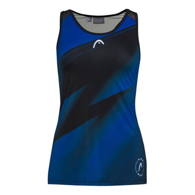 Женская теннисная майка HEAD Play Tech Tank Top Women - Blue, Black