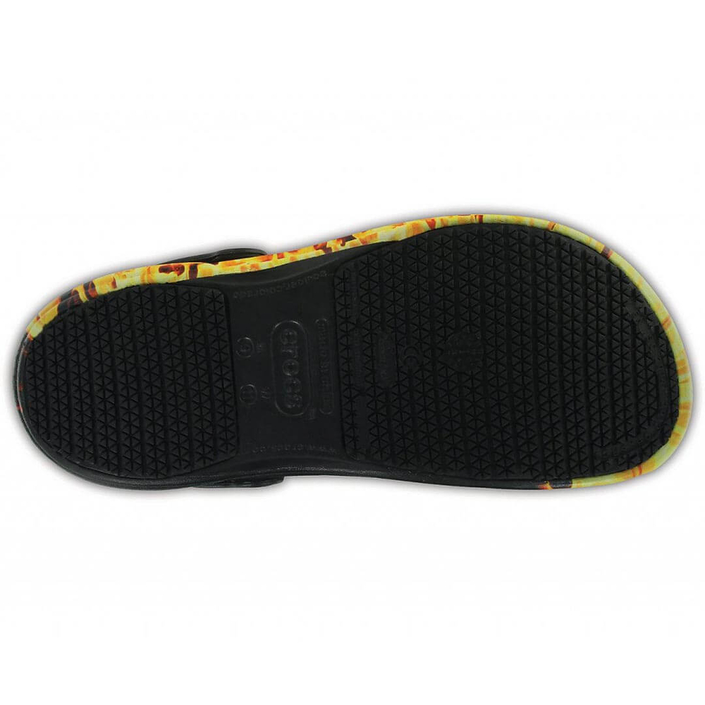 Сабо Crocs Work Bistro Graphic Clog Black Yellow