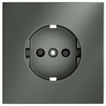 Накладка для розетки с заземлением и со шторками Voltum S70 VLS000706
