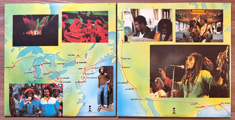 Bob Marley & The Wailers ‎– Babylon By Bus 2LP (Скандинавия 1978г.)