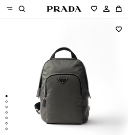 Рюкзак-слинг Prada
