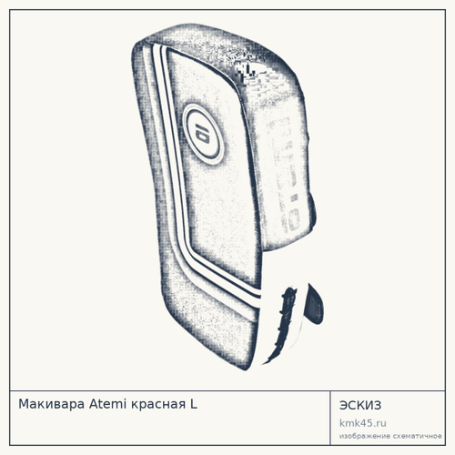 Макивара Atemi красная L — от 1 800 ₽