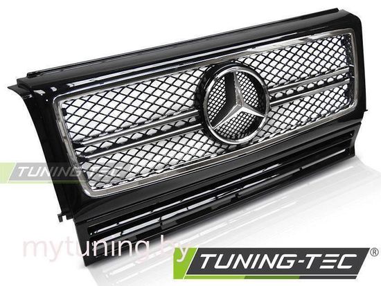 Решетка радиатора C63 AMG STYLE BLACK CHROME для Mercedes G W463