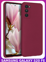 Мягкий Soft Touch чехол из силикона для SАMSUNG GАLAXY S20 FE с бархатной подкладкой