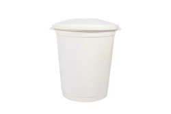 Бак для сбора, хранения и перевозки мед.отходов 35л белый класса А