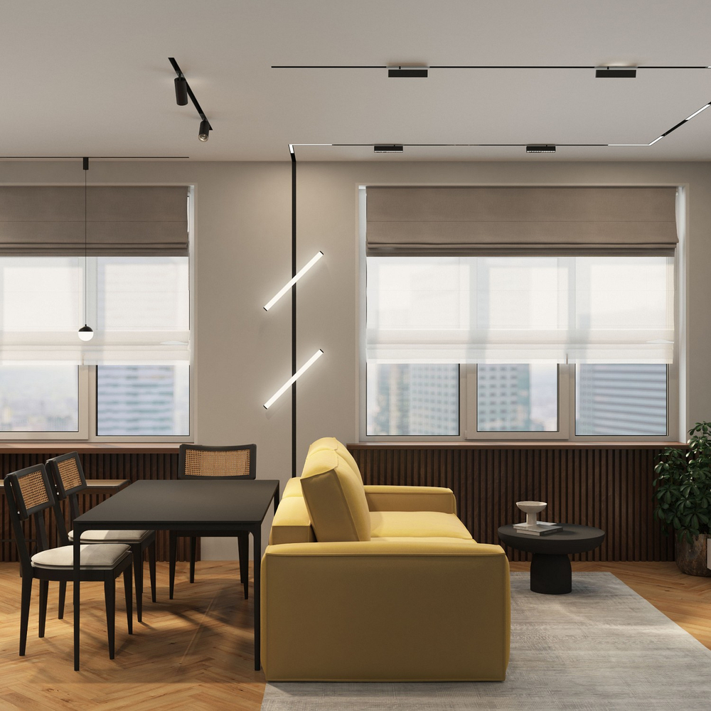 Накладной светильник Denkirs SMART LINEAR DK8004-CONN-BK