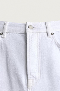 ZARA X AARON LEVIN ДЖИНСЫ STRAIGHT FIT, БЕЛЫЙ