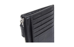 Balenciaga Cash Long Cow Leather Coin Purse, Card Holder Large Men"s Black