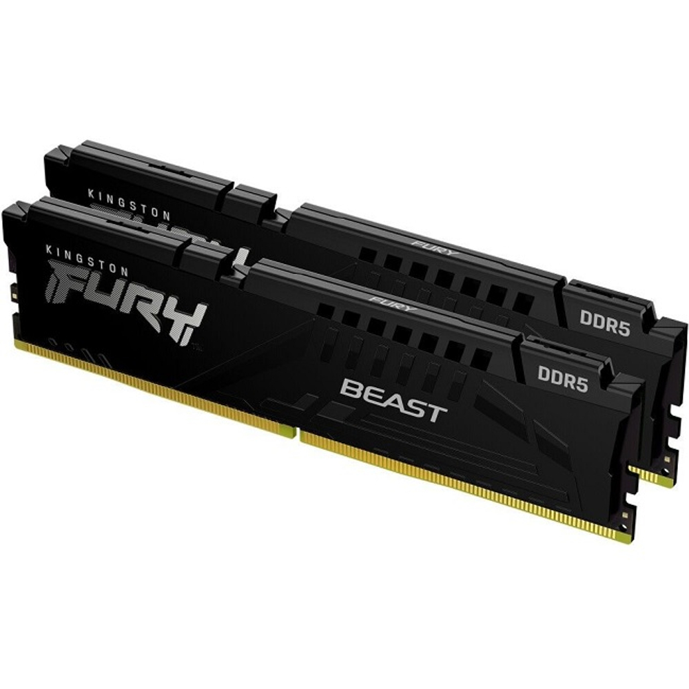 Модуль памяти DIMM DDR5 32Gb, 6800Mhz, 2x16Gb, Kingston FURY Beast EXPO Black (KF568C34BBEK2-32)