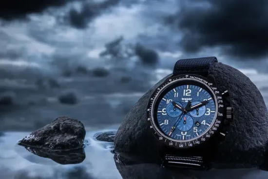 Швейцарские тактические часы Traser P67 Officer Chrono Blue 109461