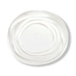 Тарелка 29*26 см h2,5/1,7 см овальная Relief Wave белая фарфор P.L. Proff Cuisine [4]