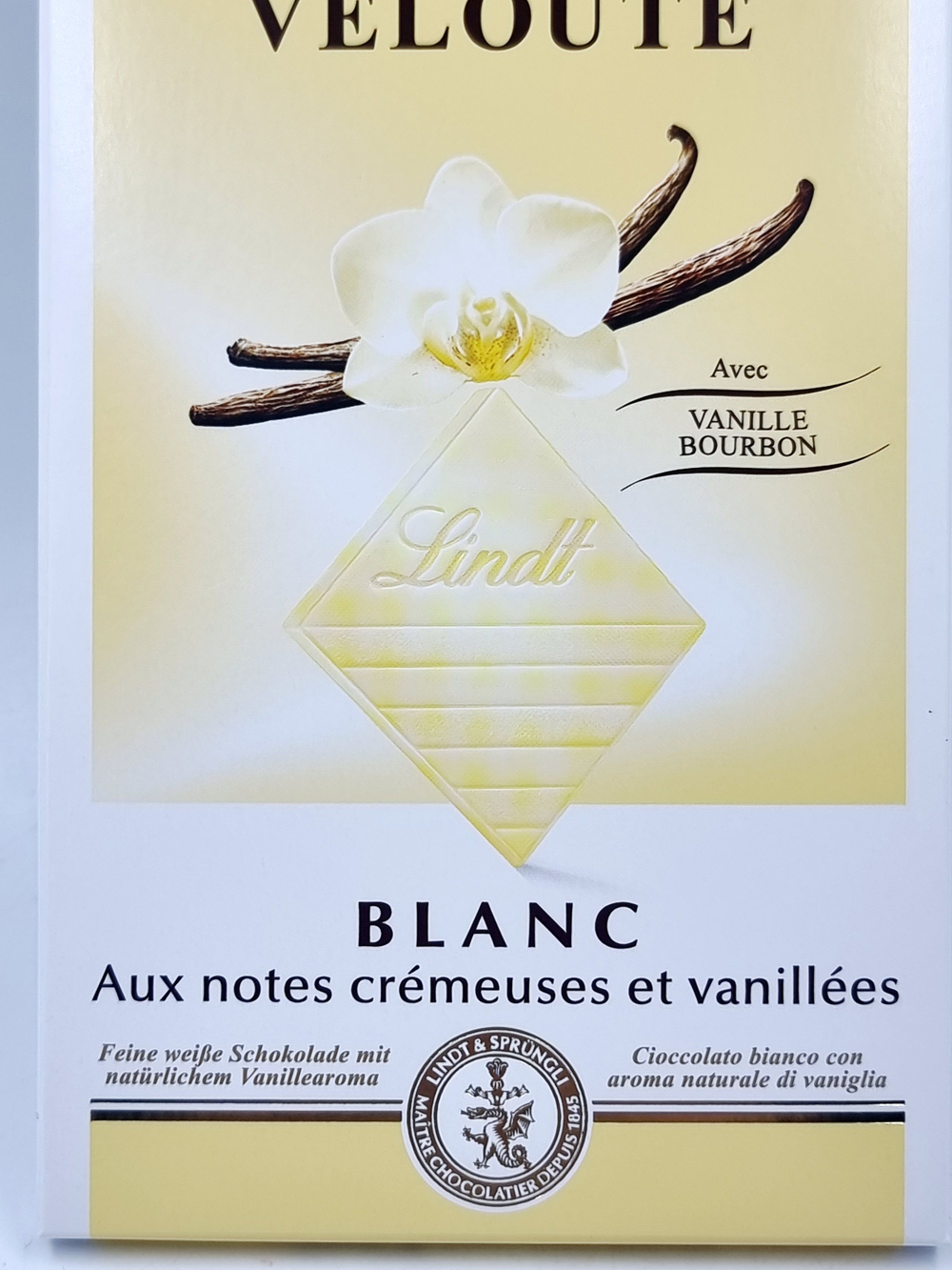LINDT EXCELLENCE Шоколад белый с ванилью 100 г (Германия)