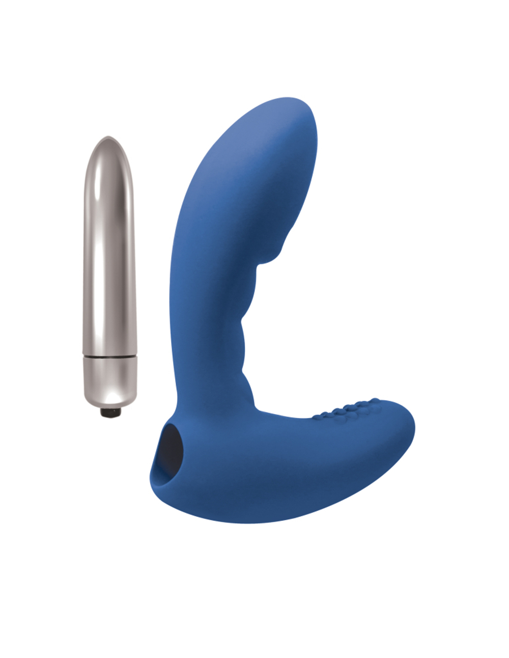 Стимулятор простаты с вибрацией Wonder Touch Blue
