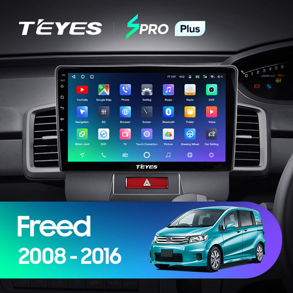 Teyes SPRO Plus 10.2" для Honda Freed 1 2008-2016  (прав)