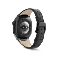 Корпус для Apple Watch ROL45 - Чёрный/Натуральная кожа